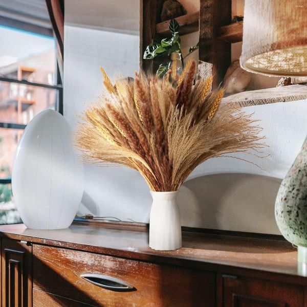 Flores decorativas naturais pampas buquês de flores boho móveis para festas de casamentos decoração de casa faça você mesmo