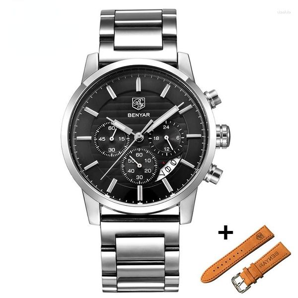 Orologi da polso 2023 Orologi da uomo Set Fashion Sport Military Quartz Orologio in pelle impermeabile Relogio Masculino