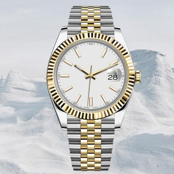 Relógios masculinos aaa femininos relógios de designer relojes de mujer alta qualidade clássico montre de luxe 41 36mm 904L mecânico Auto-vento vidro de safira natação relógios dhgate