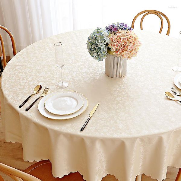 Toalha de mesa resistente a óleo escaldante e toalha de mesa lavável para uso doméstico em restaurante arte em tecido