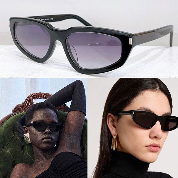 SL 634 NOVA Armação de acetato de luxo italiano e óculos de sol com lentes de nylon 100% proteção UVA/UVB para moda feminina