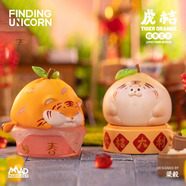 Scatola cieca Tiger Orange Zoo Series Blind Box Toys Caja Ciega Guess Pack Cute Surprise Doll Anime Model Girl Gift Mystery Box Toy 230808
