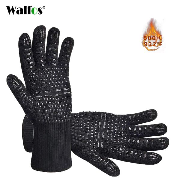 MITTS MITTS Walfos BBQ Gloves Высокотемпературная изолированная изолированная пожарная тепловая микроволновая печь 230808