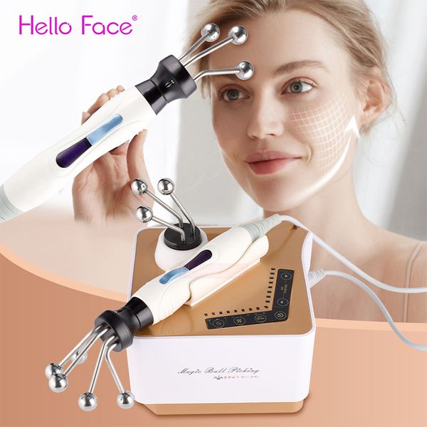 Gesichtsmassagegerät Japan Microcurrent Machine Magic Ball RFand BIO-Technologie für Facelift Anti-Aging-Falten-Hautpflege-Lifting-Massagegeräte 230808