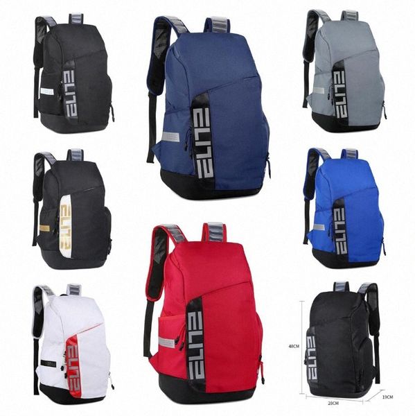 Air Cushion рюкзак Unisex Elite Pro Hoops Sports Radcpack Студенческая компьютерная сумка пара chnapsack messenger сумки для младших тренировочных сумок для открытого рюкзака w8kp#