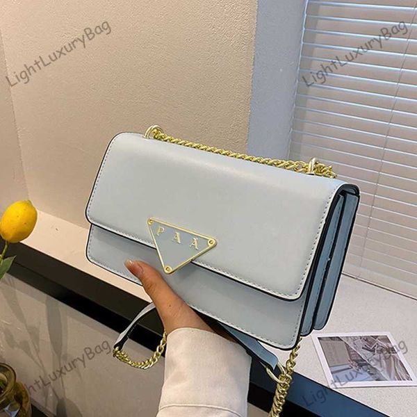 Сумки для кроссди для женщин Sky Blue Simbity Simbag Designer Light Light Small Square Bag Высококачественные кошельки для наплечника 230809