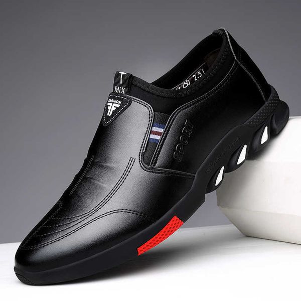 Running Shoes Leather Shoes for Men Spring 2023 New Mens Business Casual Soft-soled Non-slip Breathable All-match Footwear Loafers Zapatos 230803