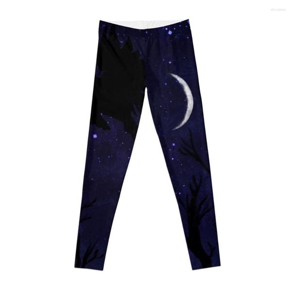 Active Pants Forest At Night 2 (Aquarell-Stil) Leggings Gym Womans Woman