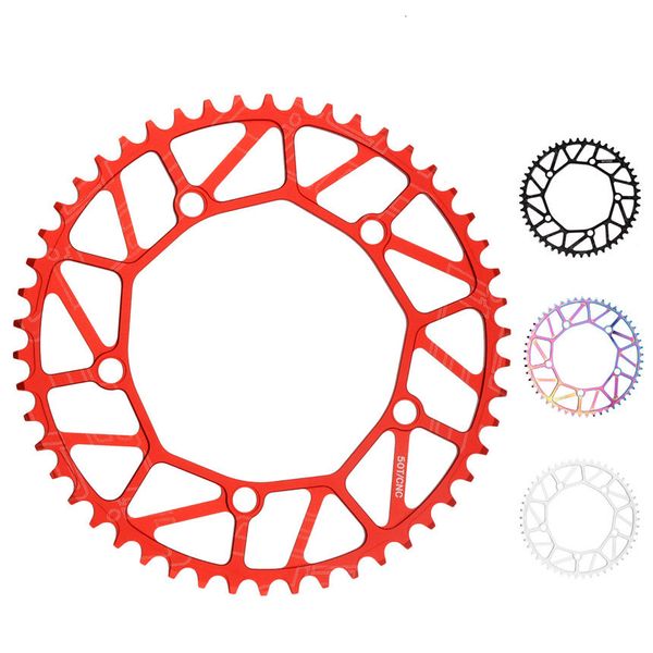 Gruppi bici LP Litepro Bicicletta pieghevole N Denti larghi 130BCD Corona 48 50 52 56 58T Pignone Lega di alluminio Guarnitura BMX 230808