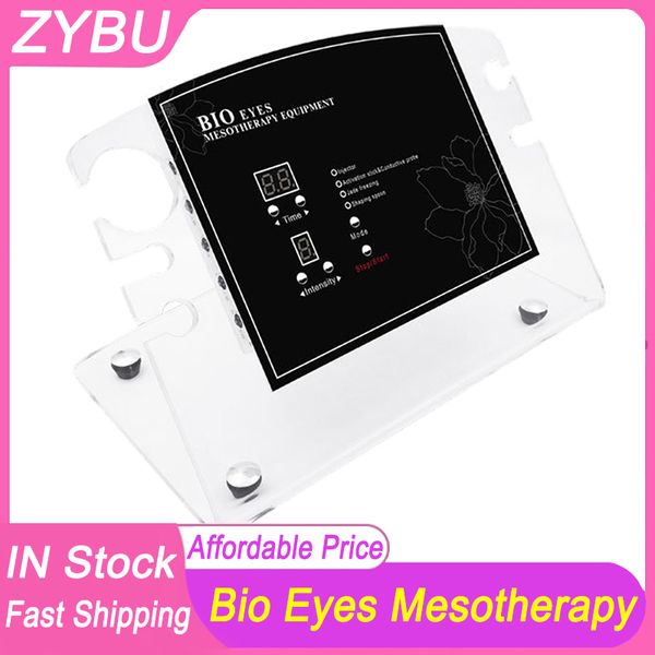 Mesoterapia Face Eye Beauty Machine Bio Electroporation Massage Jade Freezing Skin Rejuvenescimento Anti-Aging Remoção de Rugas Lifting da Pele Salon Spa Uso Doméstico