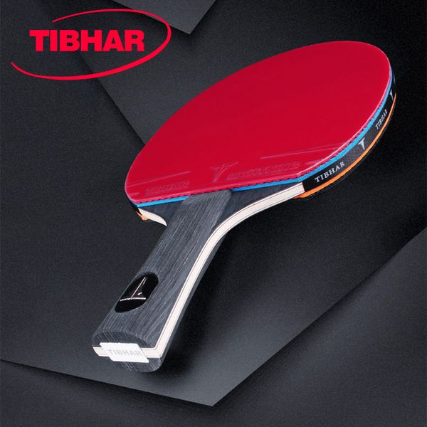 Raquetes de Tênis de Mesa TIBHAR Raquetes de Tênis de Mesa Pimples-in Raquetes de Ping Pong Hight Quality Blade 6/7/8/9 Stars With Bag 230808