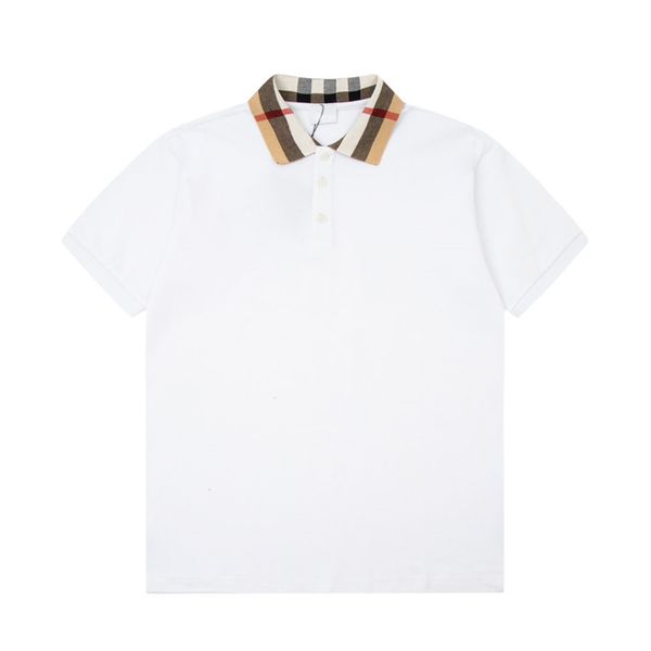 Polo da uomo di marca T Shirt Moda Ricamo Maniche corte Top Couverture Colletto Tee Polo casual M-3XL 780