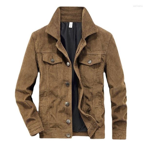 Jaquetas masculinas 2023 jaqueta de veludo retrô macio bombardeiro outono sólido estilo safári casaco moda piloto masculino
