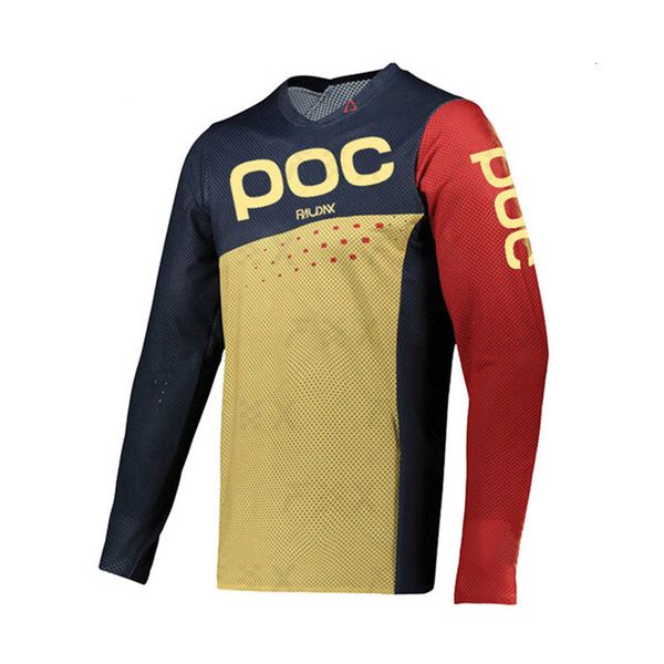 Велосипедные рубашки вершины Raudax Poc Moto Mtb Motocross Jersey Jersey Jersey MX Bike Frush Rushing Jersey Jersey Maillot Ciclismo Hombre Мужчины езда на велосипеде носить 230810