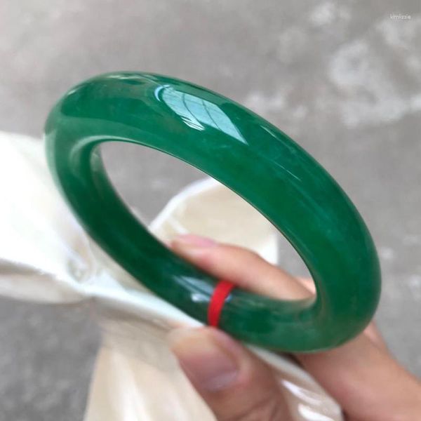 Сертификат о отправке Bangle Burma Jade Green Jadeite Myanmar Сертифицированный Jades Stone Round Bangles