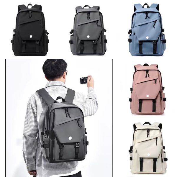 Mochila de mochila ao ar livre Backpack Simples Casal Backpack Júnior High School Student Bag de Estudante Moda Bolsa Esportiva ao ar livre