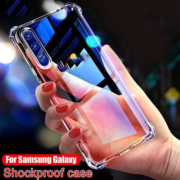 Shockpereper Case для Samsung Galaxy A51 A71 A50 A70 A52 A72 A32 A12 A10 S9 S22 S10 S20 FE S21 Примечание 20 Ultra 10 Plus Back Cover