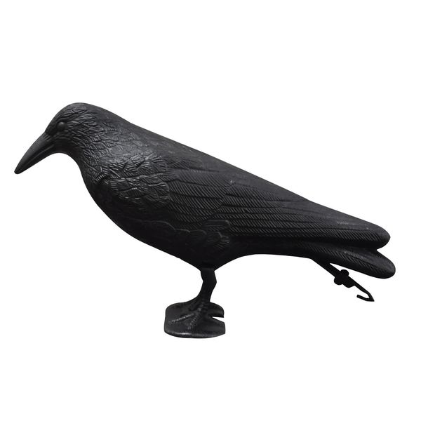 Декоративные предметы статуэтки моделирование черно -вороновое птица ворона натуральная опора страшное вредитель репеллентный контроль репеллентный вороновый отдел.