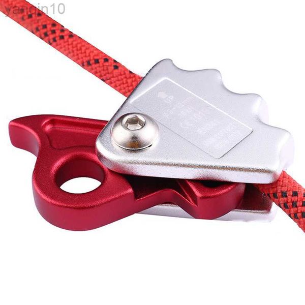 Gesteinsschutz 15KN Heavy Duty Safety Climbing Seil Grab Anti-Herbst-Schutzausrüstung Selbstverschließung Bergsteigergeräte HKD230810