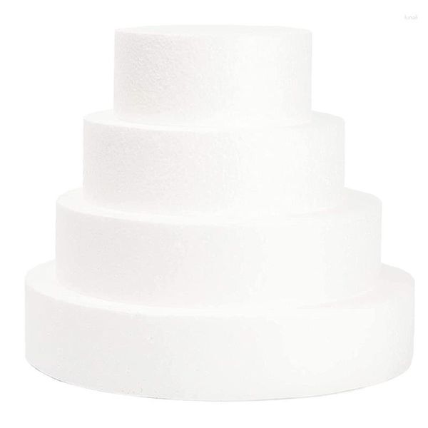 Выпекание инструменты 4pcs/set foam cake embry модель сбора поддельных тортов многофункциональные манекены многократные модели.