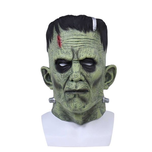 Frankenstein Mask Mask Devil Monsters Masches Masches Mascarillas Masches Maschese in Lattice Masches Mascaras Mascaras Halloween Proppi di costumi HKD230810