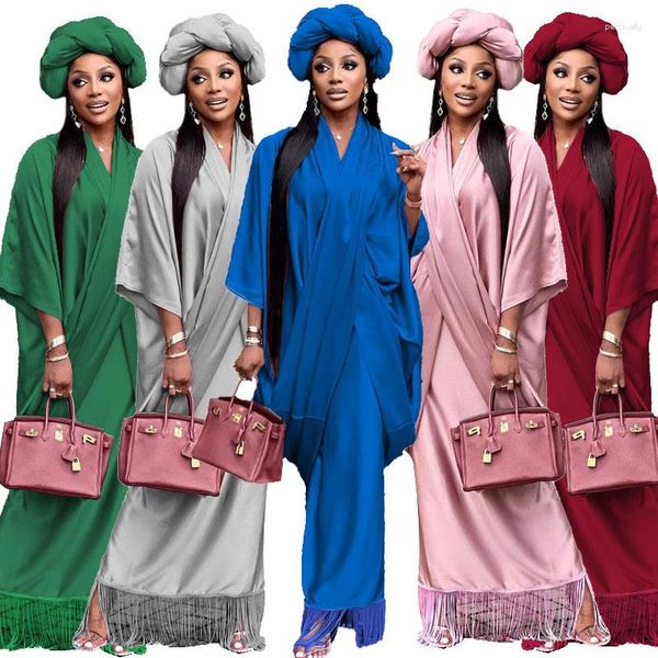 Этническая одежда Мусульманская женская женская V-образная сцена