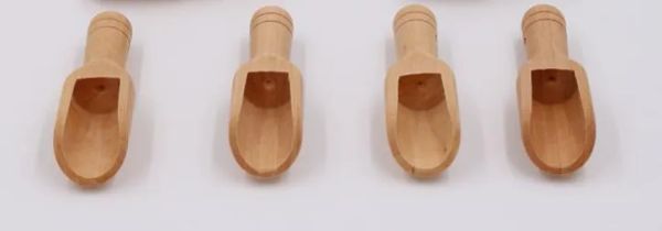 Оптовая и розничная соляная чая ложка Свапласти деревянные ремесла Деревянная ложка деревянная ложка 74 мм*24 мм просто