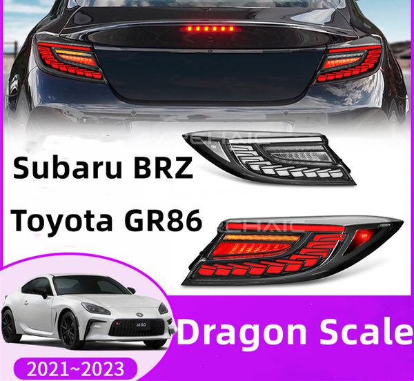 Автомобильная настройка задние фонари для Subaru BRZ светодиодные задние фонари 20 21-2023 Toyota GR86 Тормозано-обратный дракон