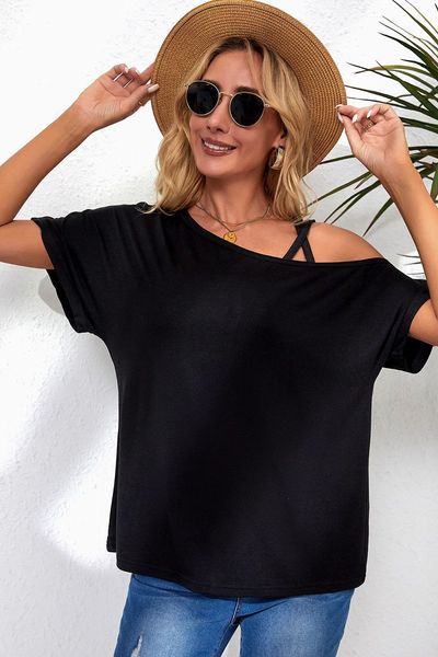 Sommerkleidung Polyester Blank Plain T-Shirt