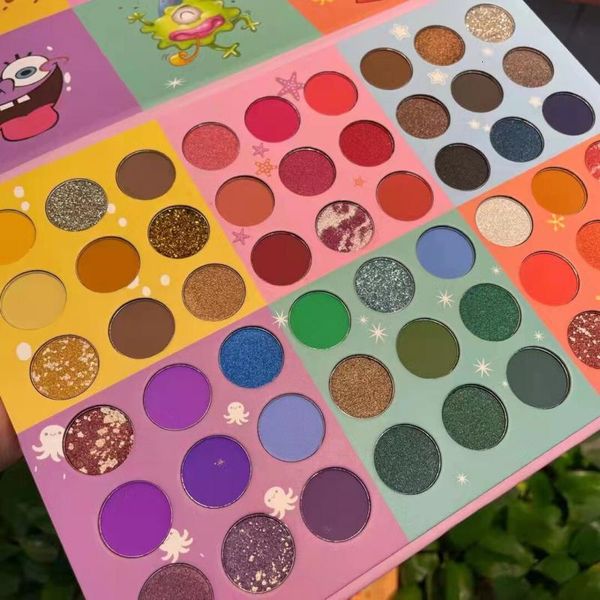 Ombretto 54 colori luccicanti paillettes opache a lunga durata Cos palette per trucco Stage set di cosmetici 230809