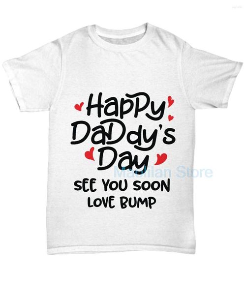 Erkek Tişörtleri Mutlu Daddys Günü Bump gömlek babaları onun için hediye pamuklu gündelik erkekler kadın tişört üstleri