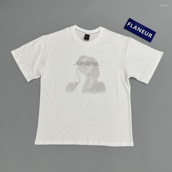 Erkekler Tişörtleri 2023 Erkekler Numaralı N9 Klasik Lennon T-Shirt Hip Hop Skateboard Street Pamuk T-Shirts Tee Top ABD Boyutu #203