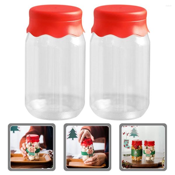 Vorratsflaschen, Weihnachts-Süßigkeitsglas, Behälter, Ständer, Weihnachtsparty, Geschenk, Keramikspender, Kunststoff, Kekse