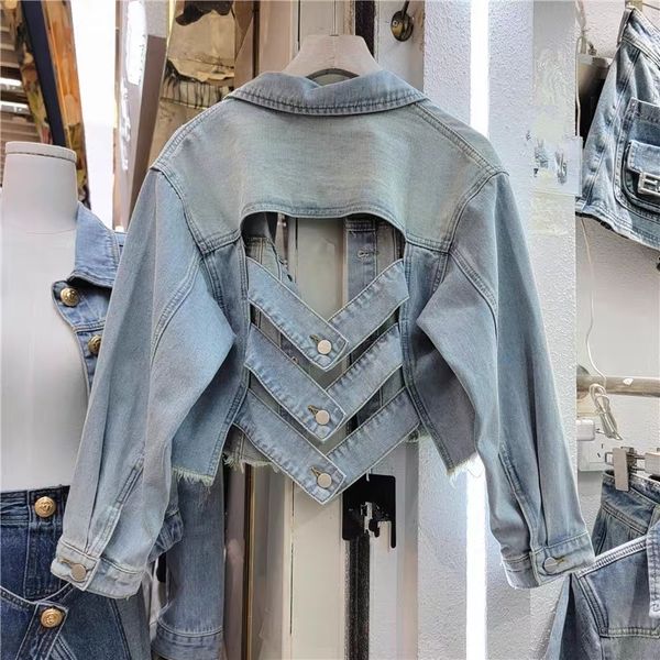 Женские куртки DC5802 Fashion Women Womens Coats Runway Luxury Famous Brand European Design Party Style Clothing 230809