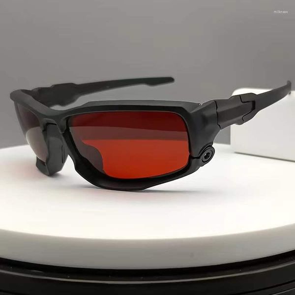 Óculos de sol 2023 copos polarizados de sol, homens, ciclismo de bicicleta de bicicleta de bicicleta de bicicleta Si Si Tube Sport Eyewear