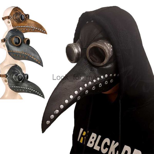 Хэллоуин чума Доктор Птичья маска длинная стимпанк с носом страшно латекс маски для костюма Хэллоуин.