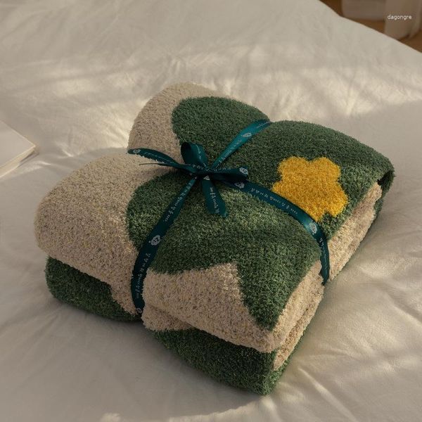 Одеяла украшения ковров цветочные одеяло спальня дисус, офис, одиночный гобелен бросок