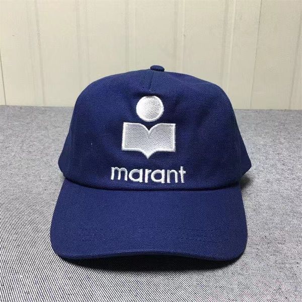 Berretto da baseball ricamato Marant in stile europeo e americano per uomo e donna per tutte le stagioni Cappello con lingua d'anatra Marant color cioccolato