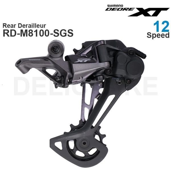 Bike Deralleurs Shimano XT RDM8100 Rd Deralleur posteriore SGS per 1x12s 12 velocità MTB Mountain Bike Bicycle Parts Derailleur 230816