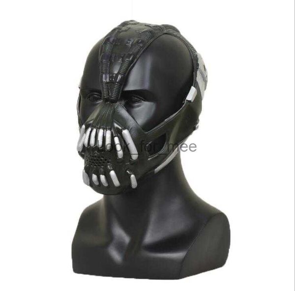 Bane Knight Knight Mask Cosplay Mask The Dark Knight Cosplay Tamanho adulto Capacete Halloween Party Cosplay Horror Prop Horror HKD230810