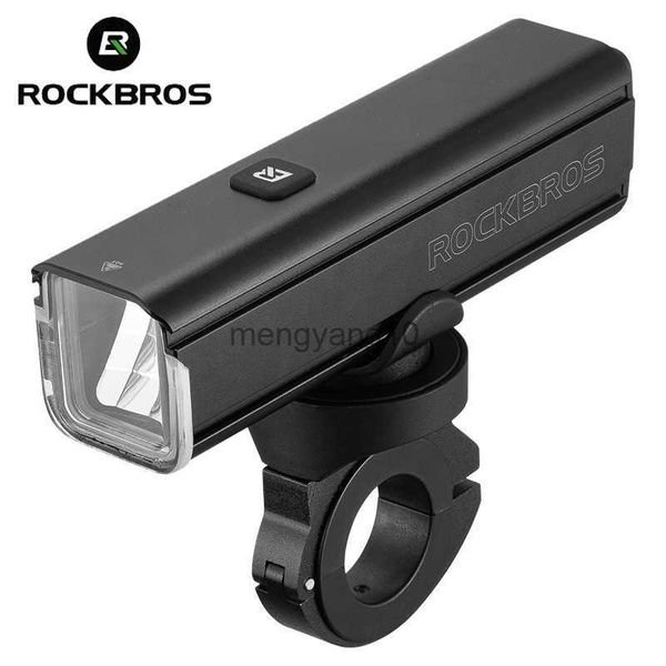 Bisiklet ışıkları rockbros ön arka bisiklet ışık seti yüksek parlaklık baş kuyruğu ışık mtb su geçirmez el feneri usb güç bankası bisiklet aksesuarları hkd230810