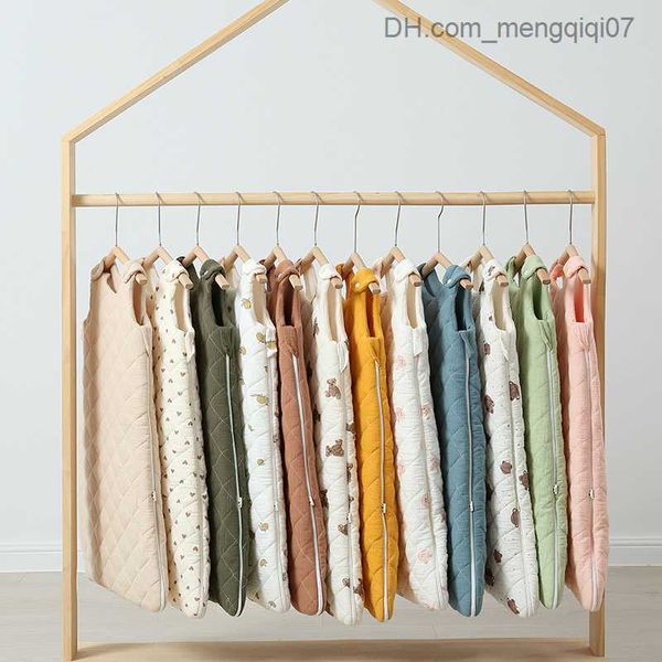 Pigiama sacca per dormire invernale per bambino sacca per dormire in cotone neonato gotio pigiami per bambini trapunta per bambini pigiama biliamo autunno z230811