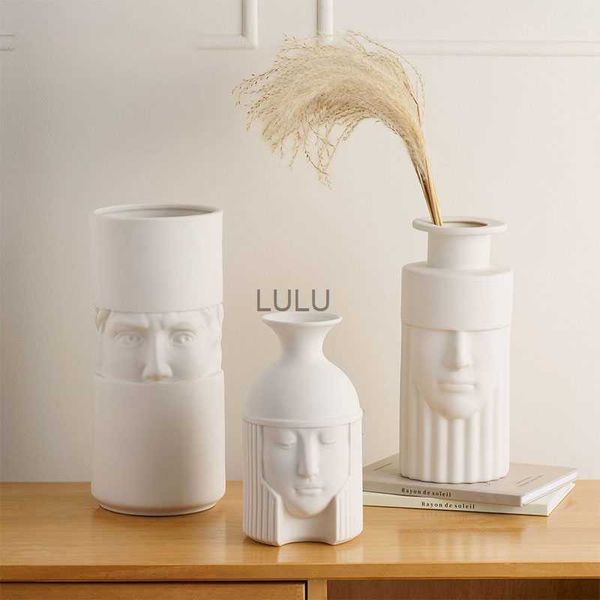 Nordic Ins Ceramic Греческая ваза для головы человека