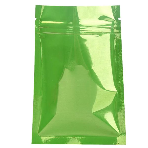 оптом 14*20 см (5,51*7,87 дюйма) зеленая алюминиевая фольга сухой пищевой упаков