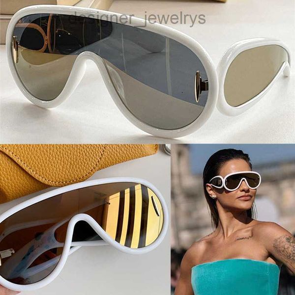 Дизайнерские солнцезащитные очки роскошные солнцезащитные очки маска волновой глаз
