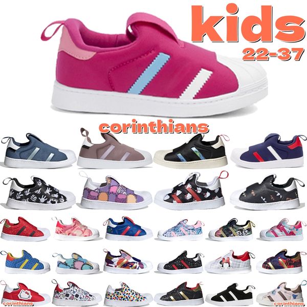 Bambini casual per bambini ragazze designer cartone animato giovani giovani allenatori per bambini scarpe scarpe sportive da esterno 22-3 b4ck#