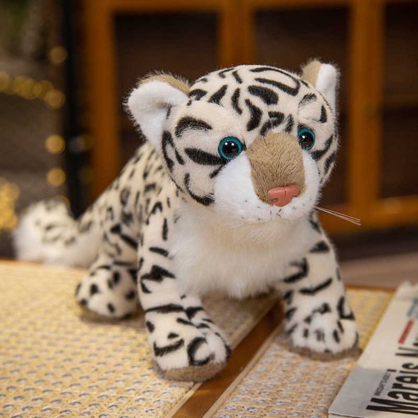 Animali di peluche ripieni 1PC 43 / 52cm Giocattoli di peluche leopardati adorabili Simulazione carina Bambole con motivi ripieni morbidi Reali come giocattoli animali Bambino Decorazioni per bambini Regalo