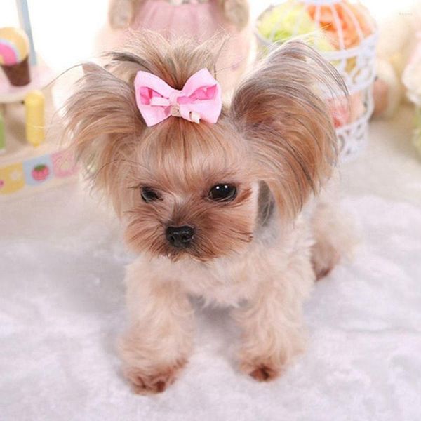 Köpek Giyim Bows Pet Saç Modelleri Cosplay Puppy Cat Günlük Aşın