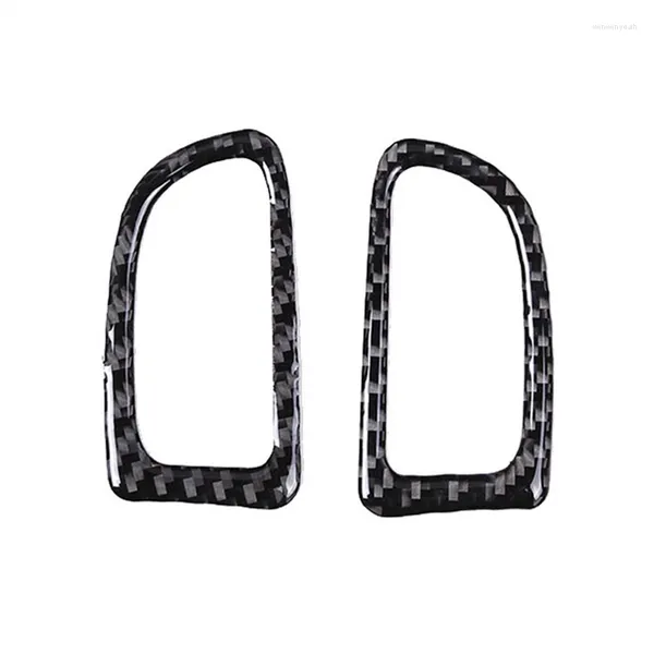 Innenzubehör Auto Carbon Fiber Front A-Säule Gehäuse Outlet Rahmen Abdeckung Trim Für C7 2014-2023