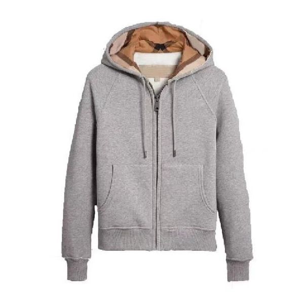 2023 Designers Qualidade Mulheres Hoodies Camisola Jaquetas Com Zíper Mulheres Slim Hoodie Moletom Marcas Tops Primavera Outono e Inverno Algodão Top Tamanho S-XXL Atacado